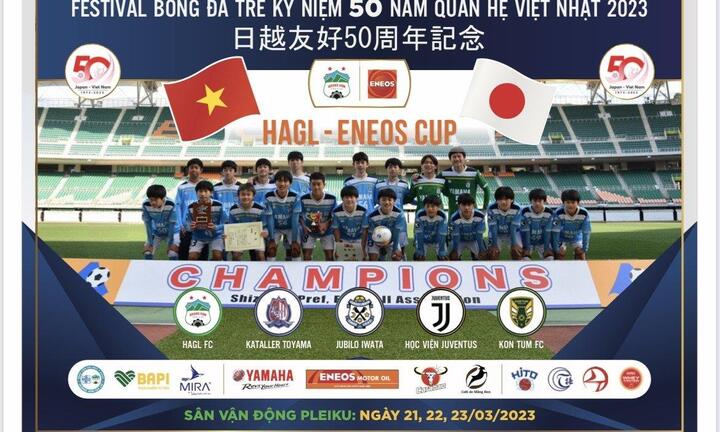 Hoàng Anh Gia Lai sẵn sàng tại ‘Ngày hội bóng đá trẻ Việt Nhật HAGL ENEOS Cup’