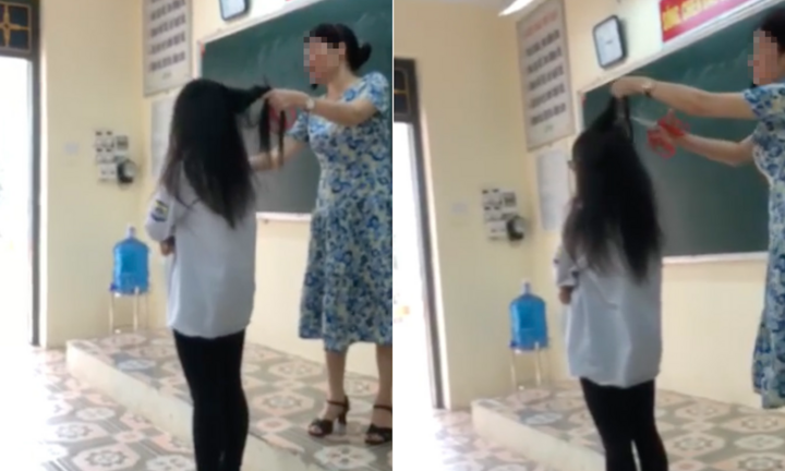 Cô giáo cắt tóc nữ sinh tại lớp: 'Phản giáo dục, xúc phạm thân thể học sinh'