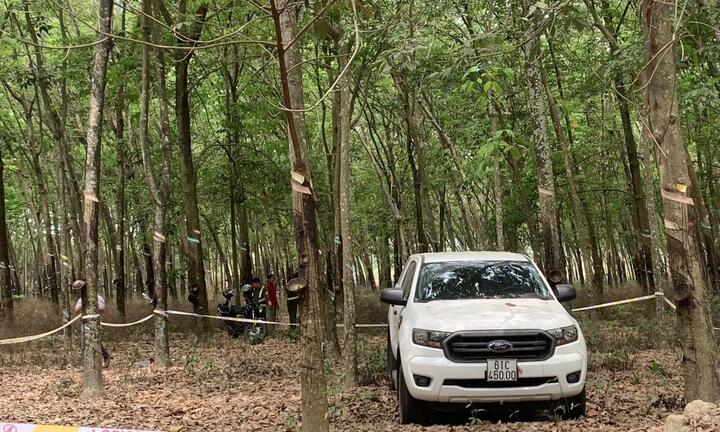 Giám đốc nghi sát hại nữ kế toán, bỏ xe trong rừng cao su