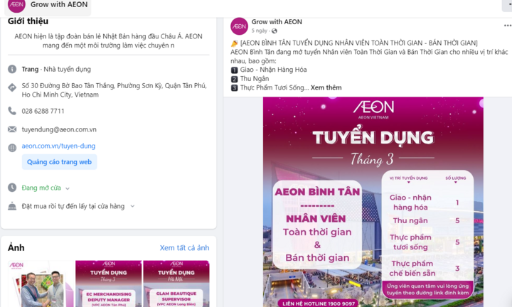 AEON Việt Nam ra mắt cộng đồng 'Grow with AEON'