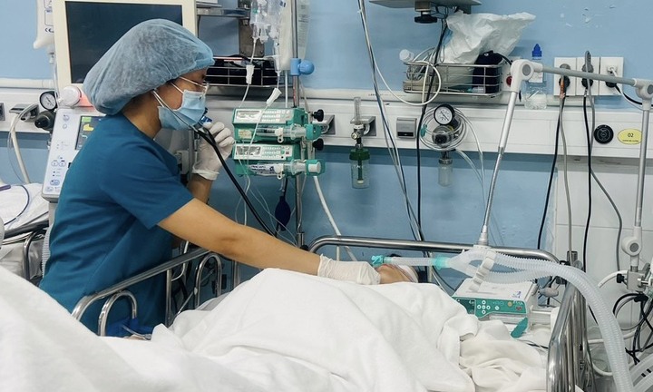 Thai phụ bị cây trong trường đè trúng đã qua cơn nguy kịch, vẫn còn túi thai