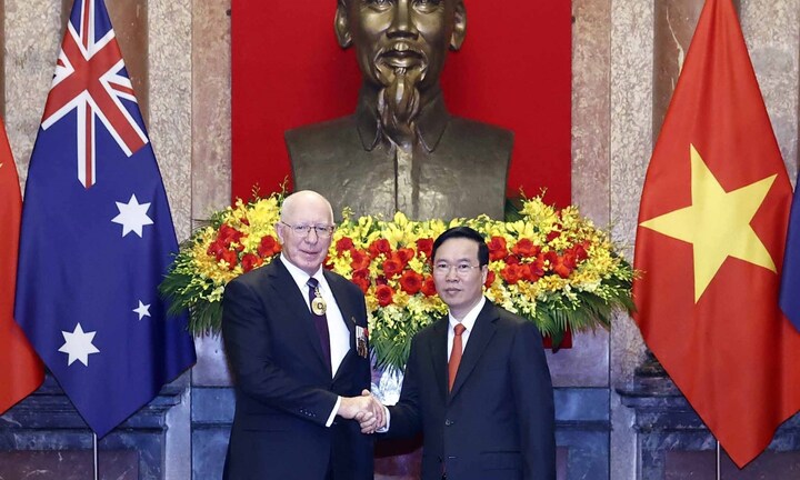 Chủ tịch nước Võ Văn Thưởng hội đàm với Toàn quyền Australia David Hurley