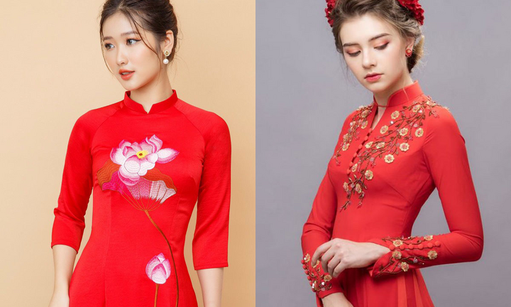 Những kiểu tóc mặc áo dài cưới cho cô dâu trong ngày trọng đại