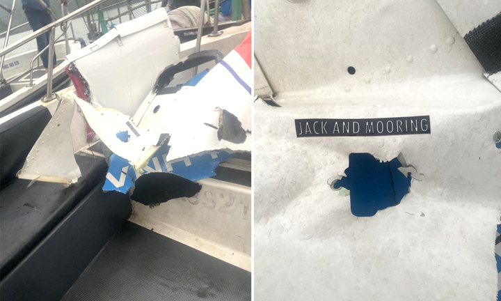 Hình ảnh máy bay trực thăng rơi được trục vớt từ hiện trường