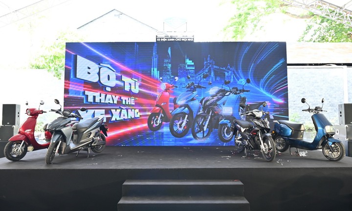 Tập đoàn Sơn Hà ra mắt 4 mẫu xe điện 2 bánh - 'Bộ tứ thay thế xe xăng'