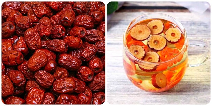 Uống nước táo đỏ khô có tác dụng gì?