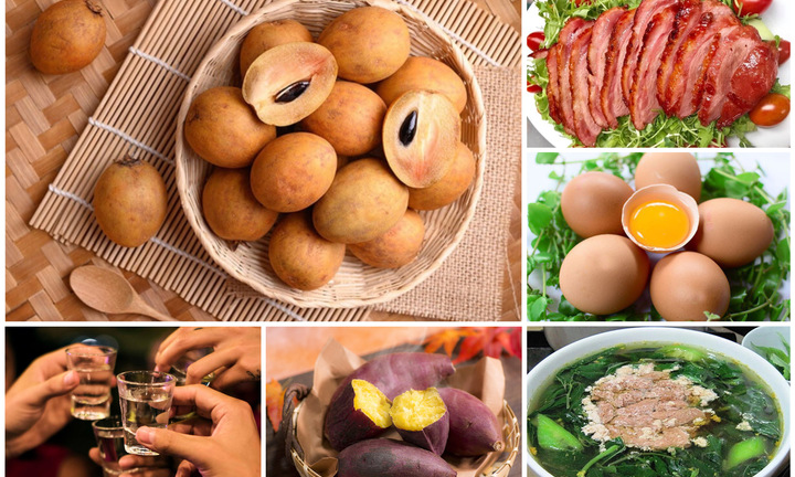 Quả hồng xiêm kỵ với gì?