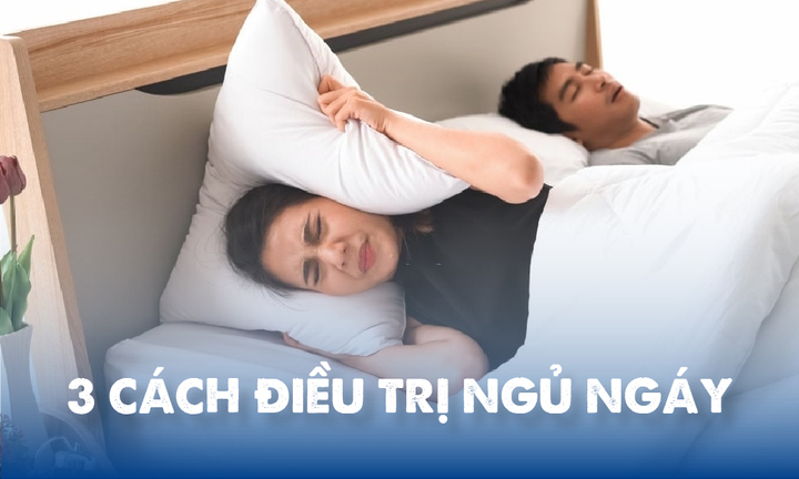 3 cách điều trị ngủ ngáy
