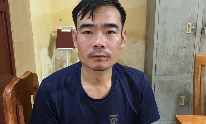 Tạm giữ hình sự kẻ đấm đại úy công an ở Bắc Giang