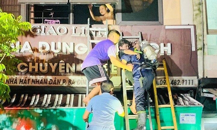 Hiện trường vụ cháy ở Thanh Hóa khiến hai trẻ tử vong