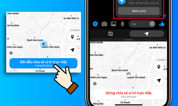 Cách chia sẻ vị trí trên Messenger đơn giản nhất