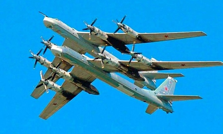 Nhật Bản bất ngờ trước sự xuất hiện của hai chiếc Tu-95