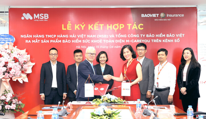 Bảo hiểm Bảo Việt và MSB triển khai bảo hiểm sức khỏe M-Careyou trên nền tảng số