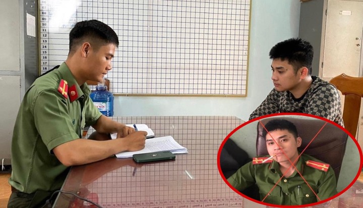 Xử phạt nam thanh niên chụp ảnh mặc quân phục đăng lên mạng để 'câu like'