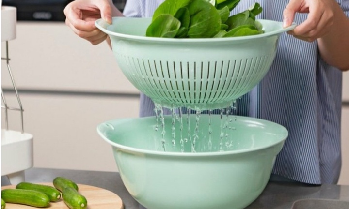 Cách vẩy rau cứu cánh cho người vụng