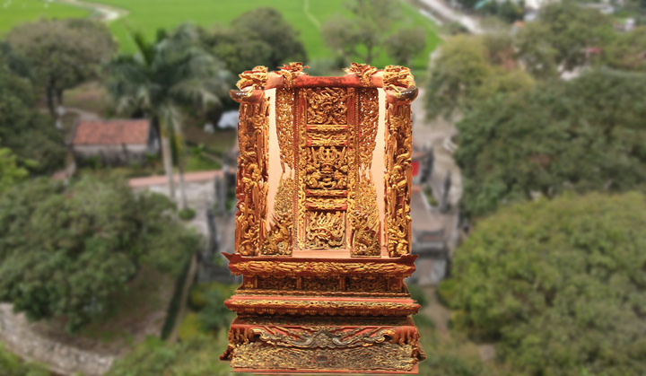 Chiêm ngưỡng ngai thờ độc nhất vô nhị hơn 300 năm tuổi ở Thái Bình