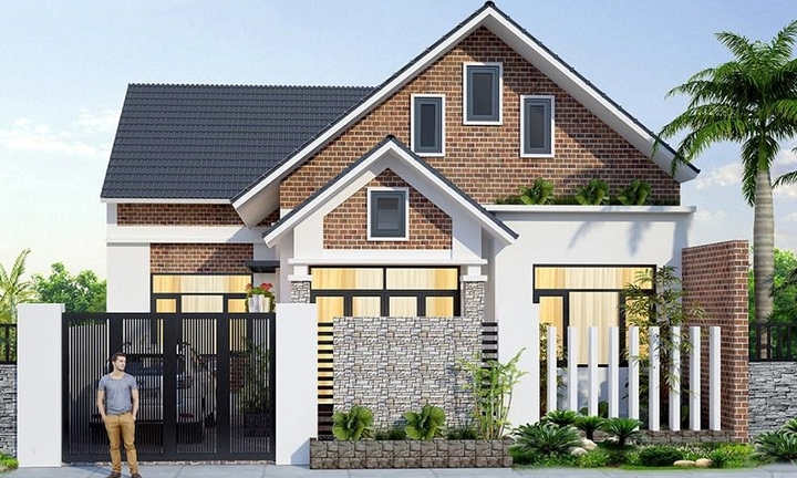 10 mẫu nhà cấp 4 gác lửng đẹp hiện đại và tiện nghi