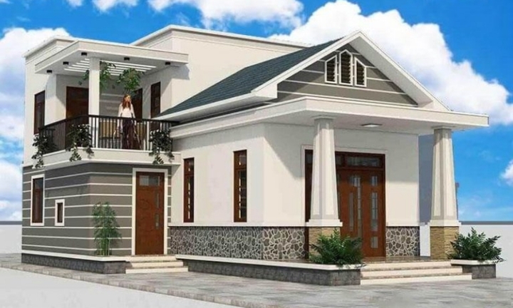 Những mẫu nhà cấp 4 gác lửng 2 phòng ngủ vạn người mê