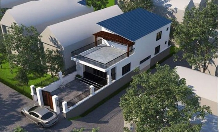 10 mẫu nhà cấp 4 gác lửng có sân thượng khó rời mắt