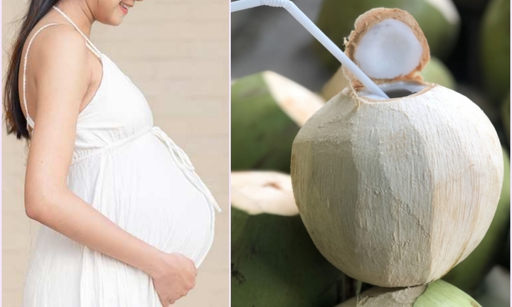 Có thật bà bầu uống nước dừa sinh con trắng hồng?