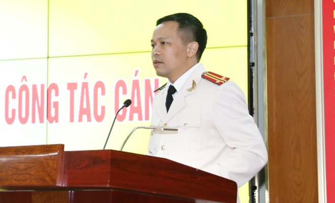 Trung tá Phạm Văn Dũng giữ chức Phó Giám đốc Công an tỉnh Quảng Ninh