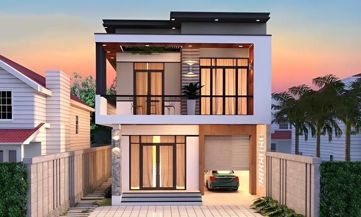 Những mẫu nhà 1 trệt 1 lầu đơn giản nhất hiện nay