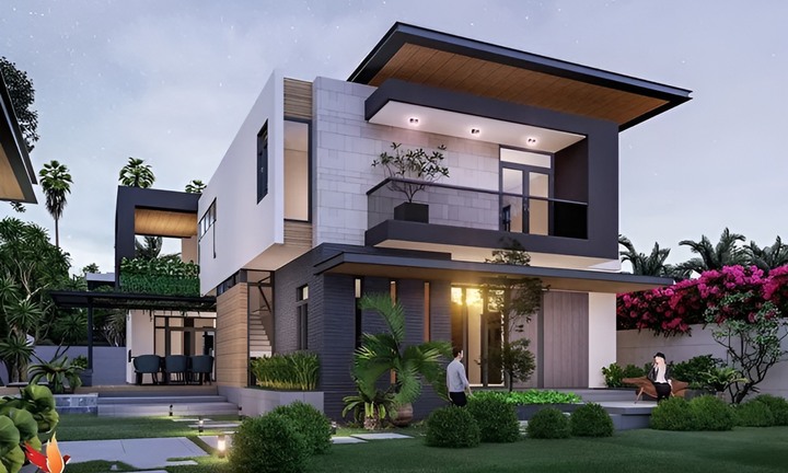 Những mẫu nhà 1 trệt 1 lầu đẹp nhất năm 2023