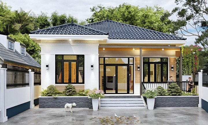 Mẫu nhà cấp 4 có 4 phòng ngủ 500 triệu có gì đặc biệt?