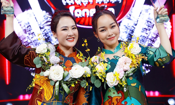 Hai cô gái xứ Nghệ giành ngôi quán quân 'Tuyệt đỉnh song ca 2023'