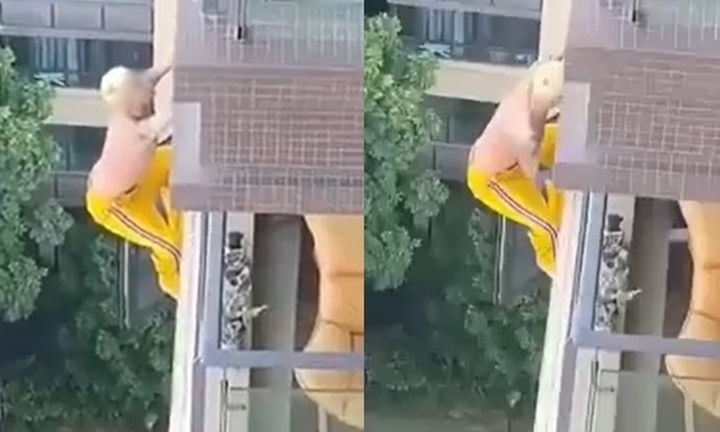 Treo mình trên ban công khi cãi nhau với bạn gái, chàng trai gặp bi kịch