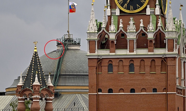 Mái vòm cung Thượng viện Nga hư hại sau vụ UAV xâm nhập