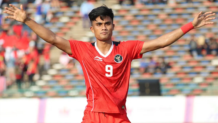 Thắng đậm U22 Myanmar, U22 Indonesia lên đầu bảng A SEA Games 32