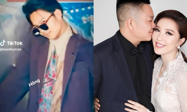 Bảo Thy khoe ông xã đại gia thời trẻ đẹp như 'tài tử Hong Kong'