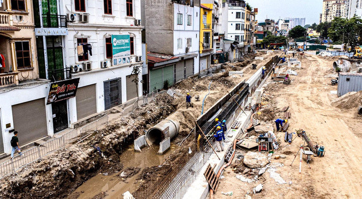 Diện mạo hầm chui gần 800 tỷ đồng ở Hà Nội sau 7 tháng thi công