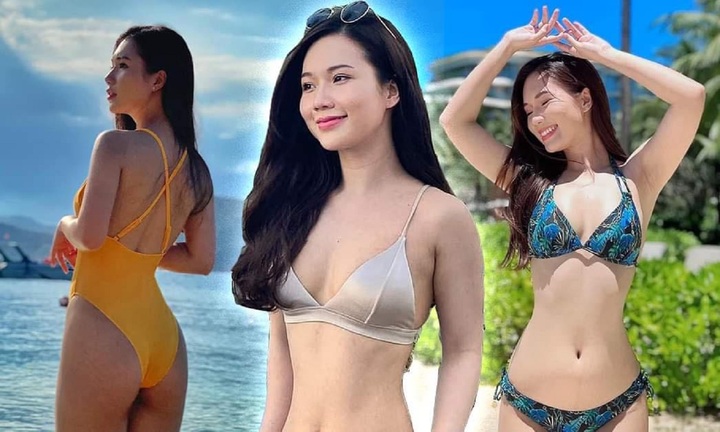 Tiểu tam 'Gia đình mình vui bất thình lình' khoe đường cong nóng bỏng với bikini