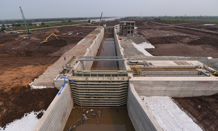 Cận cảnh dự án hơn 100 triệu USD giống kênh đào Panama tại Nam Định