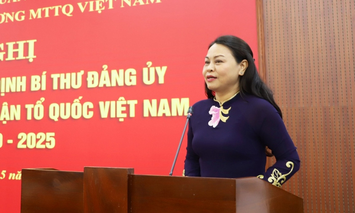Bà Nguyễn Thị Thu Hà giữ chức Bí thư Đảng ủy cơ quan Trung ương MTTQ Việt Nam