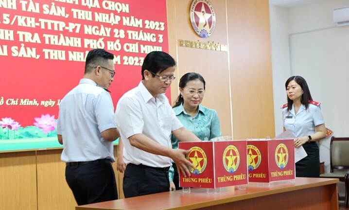 TP.HCM bốc thăm chọn 98 cán bộ để xác minh tài sản, thu nhập