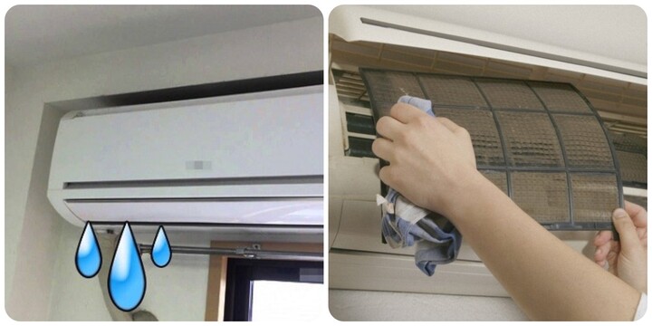 Máy lạnh bị chảy nước phải làm sao?