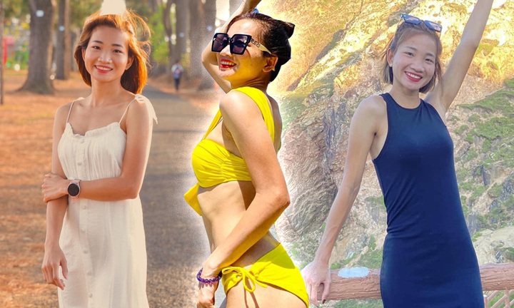 Nữ hoàng điền kinh Nguyễn Thị Oanh: Lúc điệu đà với váy, khi gợi cảm với bikini