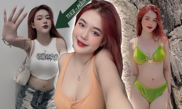 Vợ cầu thủ Vũ Tiến Long U22 Việt Nam: Gương mặt xinh đẹp, vóc dáng gợi cảm