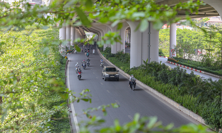 Những con đường rợp bóng mát giữa ngày Hà Nội 'đổ lửa'