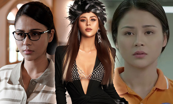 Nhan sắc ngày càng lạ của Lương Thu Trang 'Gia đình mình vui bất thình lình'