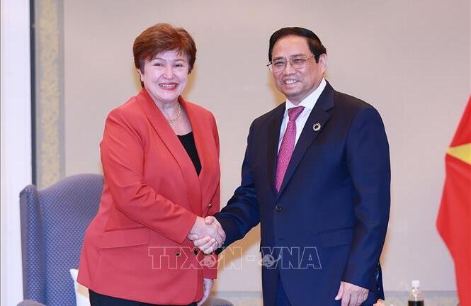 Thủ tướng Phạm Minh Chính tiếp Tổng Giám đốc IMF