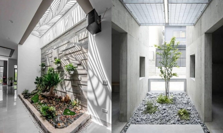 Giếng trời nên đặt ở đâu trong nhà?