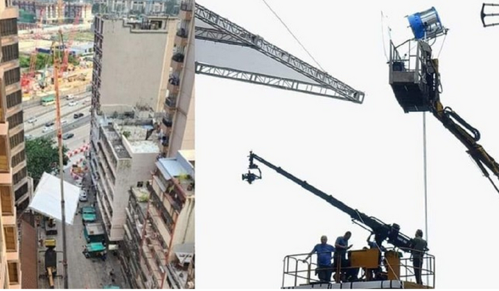 8 người bị thương vì trục nâng rơi tự do khi đang quay phim