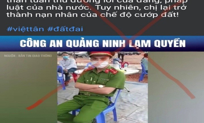 Làm rõ thông tin xuyên tạc về Công an tỉnh Quảng Ninh trên Facebook
