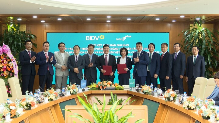 BIDV và InfoPlus ký kết biên bản ghi nhớ hợp tác 