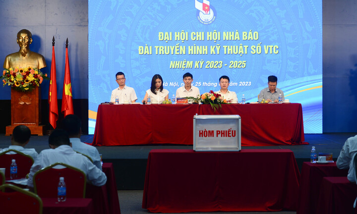 Đại hội Chi hội Nhà báo Đài Truyền hình Kỹ thuật số VTC nhiệm kỳ 2023 - 2025