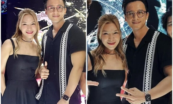 Mai Tài Phến thân mật bên Mỹ Tâm ngày sinh nhật